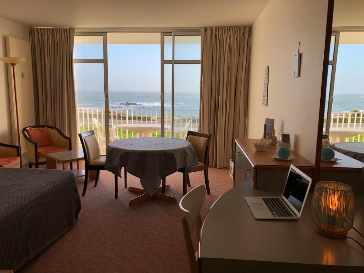 Appartement vue sur mer proche Thalassothérapie Quiberon Esterno foto